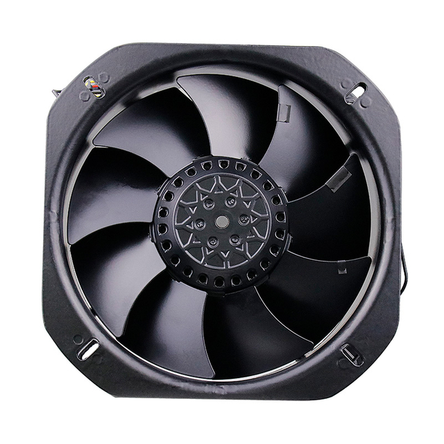 Ventilateur AC tout m&eacute;tal 225x225x80mm-9 pales