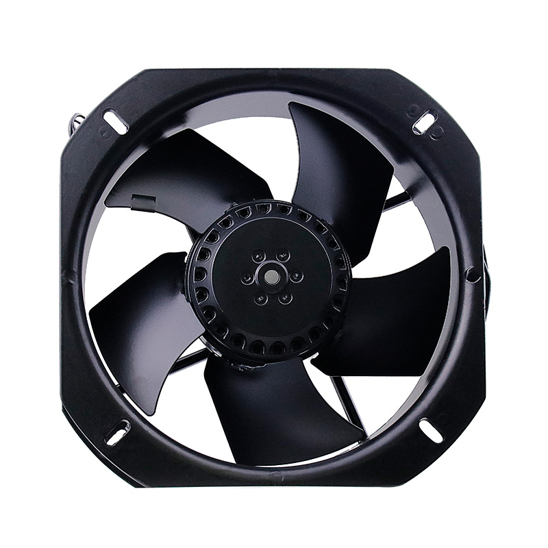 Ventilador AC totalmente met&aacute;lico 225x225x80mm-5 aspas